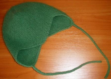 Схема вязания детской шапочки с мысиком